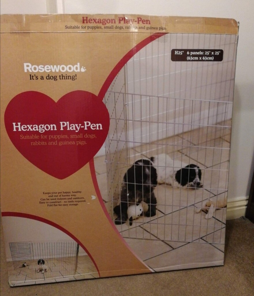hexagon dog pen